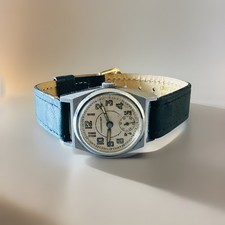 Vintage/Antique Rare "LANGENDORF" Military Swiss Wristwatch-Works But Runs Slow 