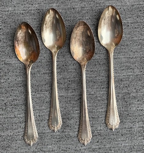 Set silverplated dessert - set, 4