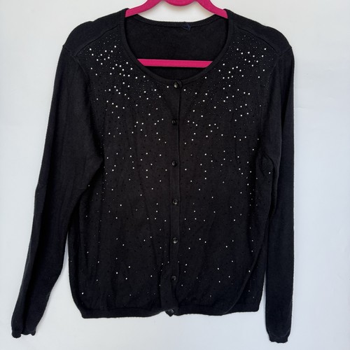 Black sparkly embellished - black,