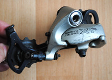 Shimano Deore XT M750 Rear Derailleur 9 Speed Long Cage retro vintage