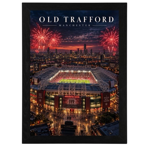 Old trafford stadium portrait - old,