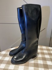 Aigle Horse Riding Boots Equestrian Size UK 6 Medium Calf Made In France