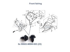 10x honda cbr600f - cbr600f, front