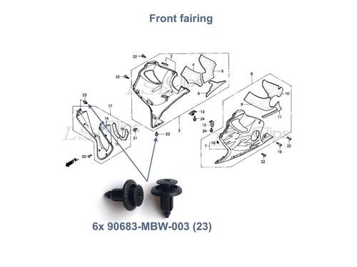 10x honda cbr600f front - cbr600f,