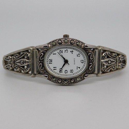 Marcasite quartz analog - quartz,