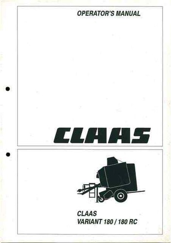 Claas round baler variant - round,