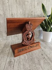 Military South African CORPS sargent SSGT Lectern Reading Desk Ambon Book Wooden