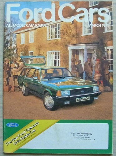 Ford car range sales brochure - range,