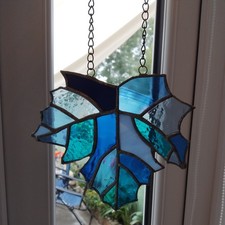 Handmade Stained Glass blue
