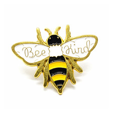 Bee Kind Pin Badge Bumble Bee