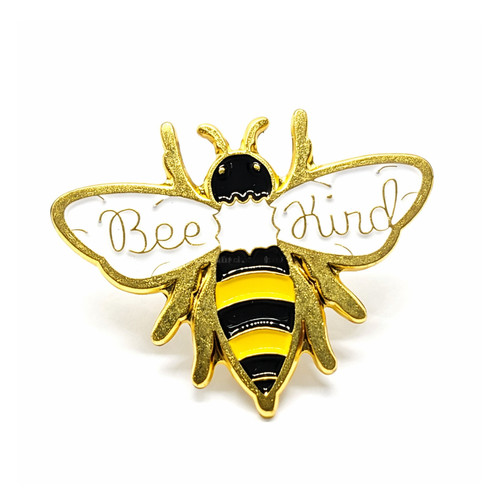 Bee kind pin badge bumble - pin,