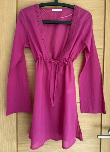 George pink beach cover - cover, up