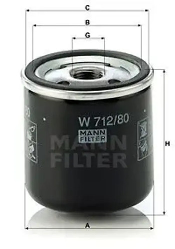 Oil filter spin - filter, spin-on