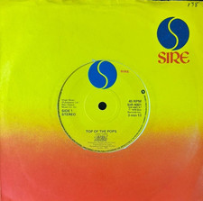 THE REZILLOS 'TOP OF THE POPS' 7'' SINGLE SIRE RECORDS SIR4001 1978 FIRST PRESS