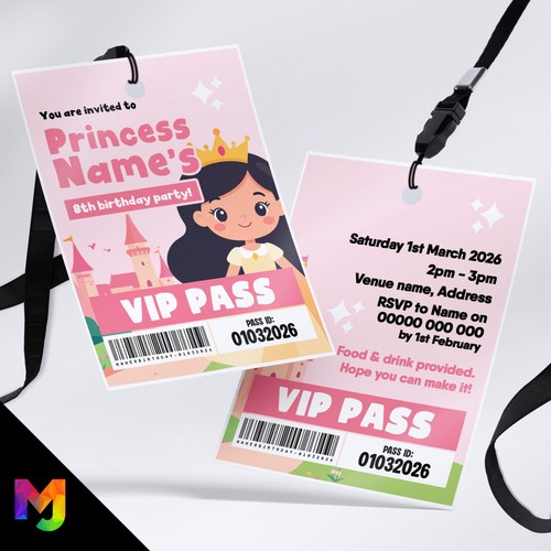 Personalised princess vip - princess,