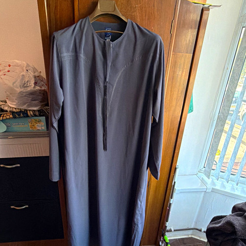 Ikaf men grey thobe size - ikaf, 62