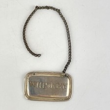 Antique Solid Silver Whisky