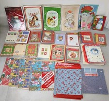 Job Lot XMAS vintage Wrapping