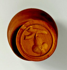 Vintage Small Wooden Butter