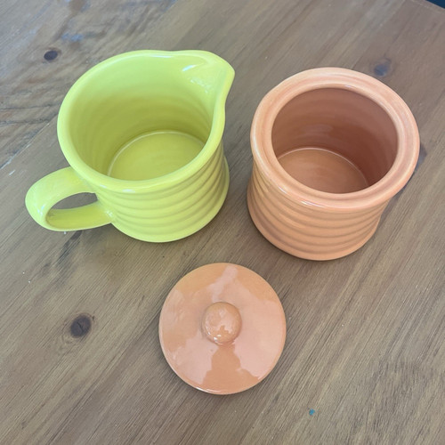 Yellow orange ceramic - yellow, &