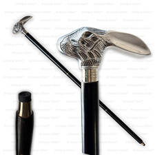 Rabbit handle cane chrome