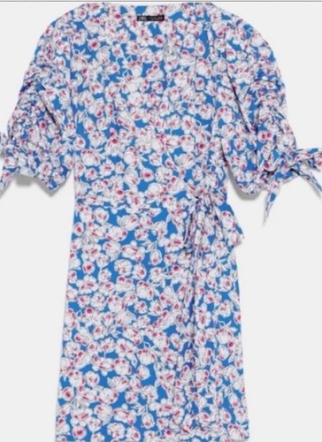 Zara wrap dress floral - zara,