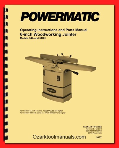 Powermatic 54a 54hh - powermatic, 6"
