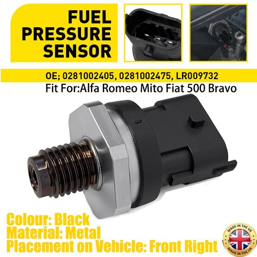 Fuel rail pressure sensor fits - rail,