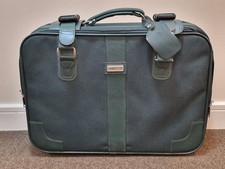 Carrylite Vintage Green Luggage Suitcase Travel Holiday Weekend Hand Bag Case