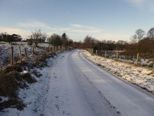 Photo 6x4 Snow along Manse