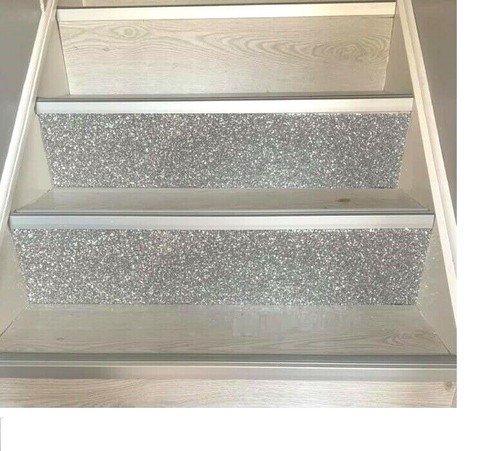 Silver glitter wallpaper - silver,