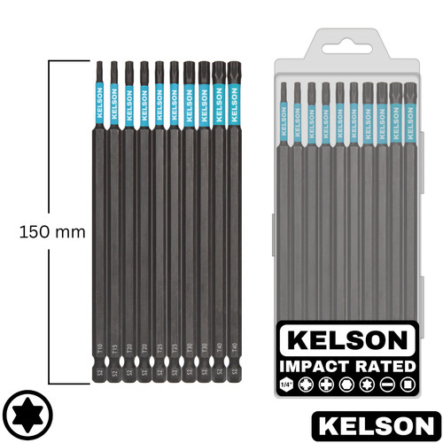 10pcs 150mm torx impact - torx,