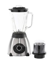 Daewoo Stainless Steel Smoothie & Shake Jug Blender| 1.5L Glass Jug| 500W| Clear