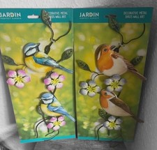 Bird metal wall art - 2x,