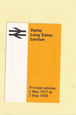 DERBY / LONG EATON  / LONDON -