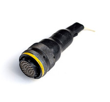 D20: Deutsch yellow 37 pin female motorsport wiring loom connector plug AS614