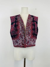 Vintage 70s Black Red Blue