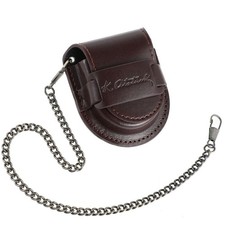 Leather Pocket Watch Pouch -