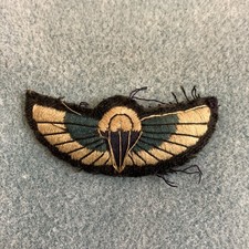 VTG British Army S.A.S Regiment Jump Wings Embroidered Cloth Padded