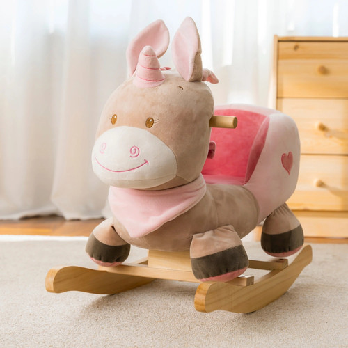 Plush unicorn rocker baby - plush,
