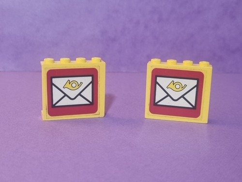 Lego vintage yellow panel - 2,