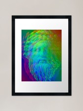 Colorful Zeus, Greek God