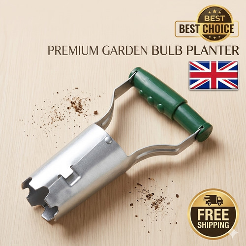 Hand bulb planter soil - hand,