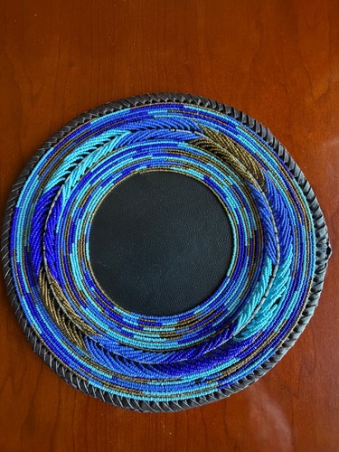 Decorative beaded round - 12",