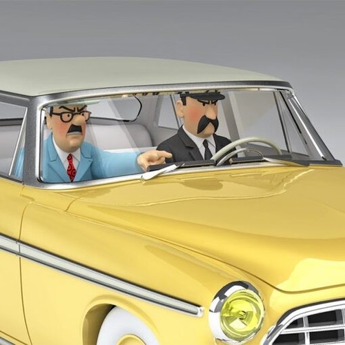 Voiture tintin model car - tintin, 1/24
