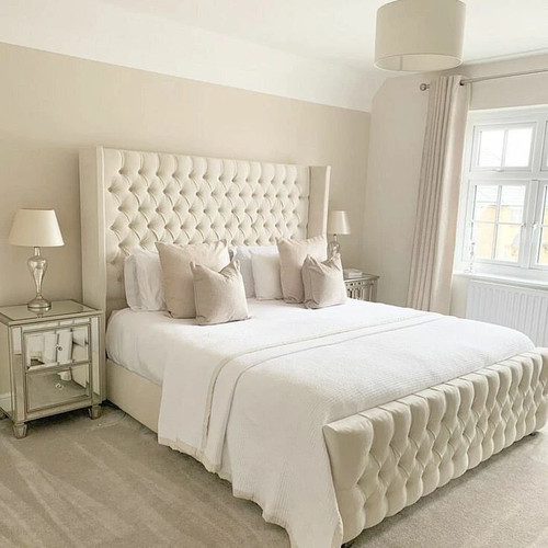 Winged divan bed set - winged,
