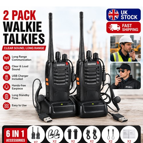 2pack baofeng 888s radio - 2pack, bf-888s