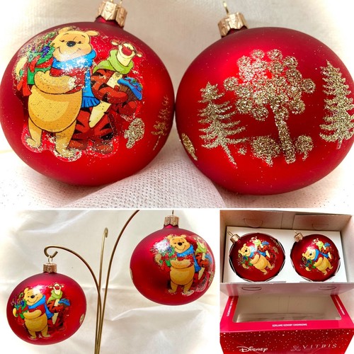 Set 8cm glass baubles - set,