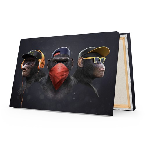 Banksy canvas print - banksy, swag
