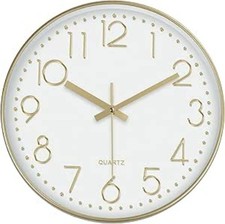 SURPN Wall Clock, Silent Non